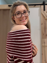 Off-Shoulder Stripe